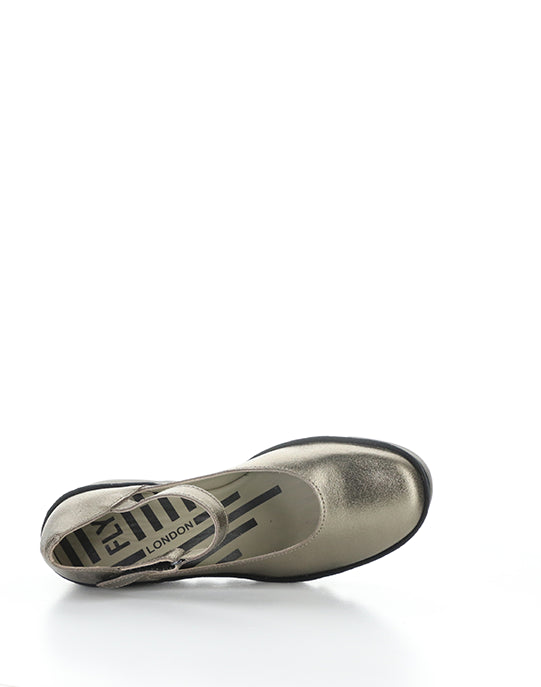 Bawo543Fly 009 Gold Velcro Shoes