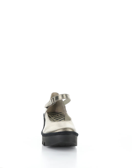 Bawo543Fly 009 Gold Velcro Shoes