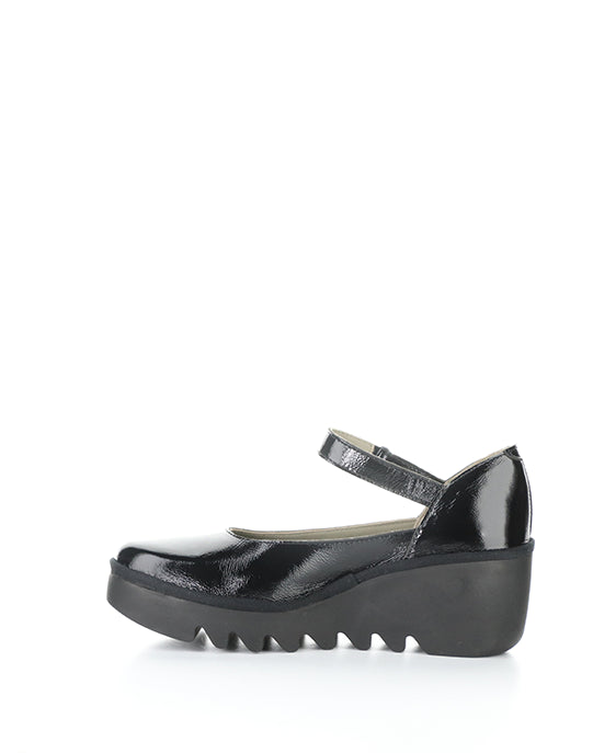 Bawo543Fly 010 Black Velcro Shoes