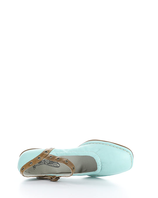 BEWI263FLY 001 SPEARMINT/CAMEL VELVET/RUG