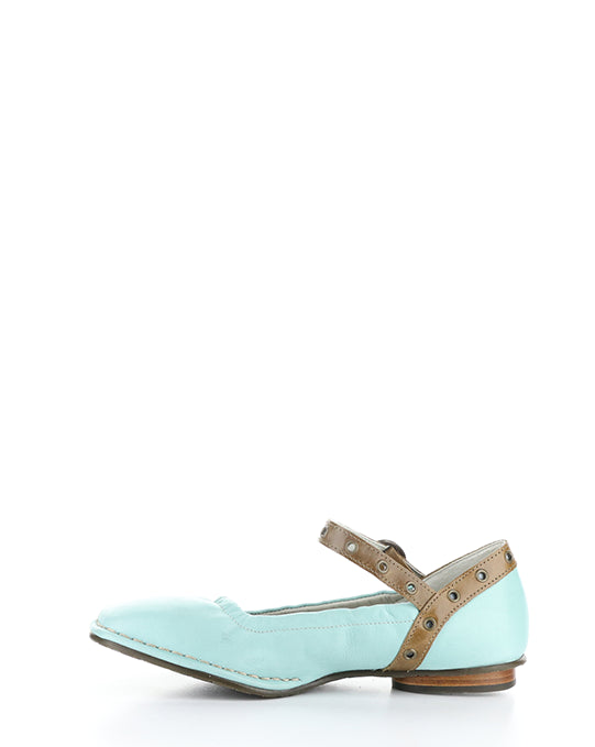 BEWI263FLY 001 SPEARMINT/CAMEL VELVET/RUG