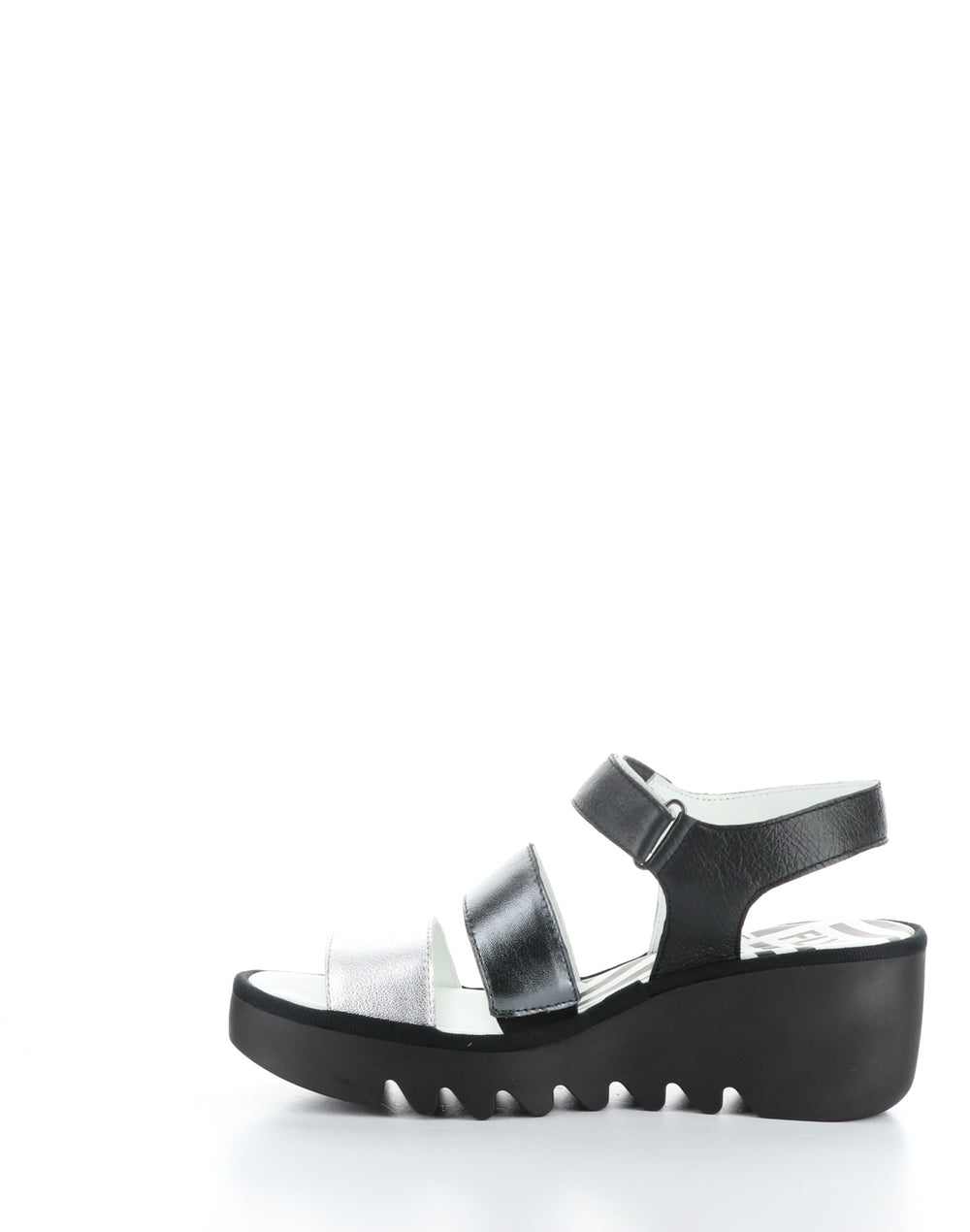 BEXY575FLY 007 SILVER/GRAPH/BLK Velcro Sandals