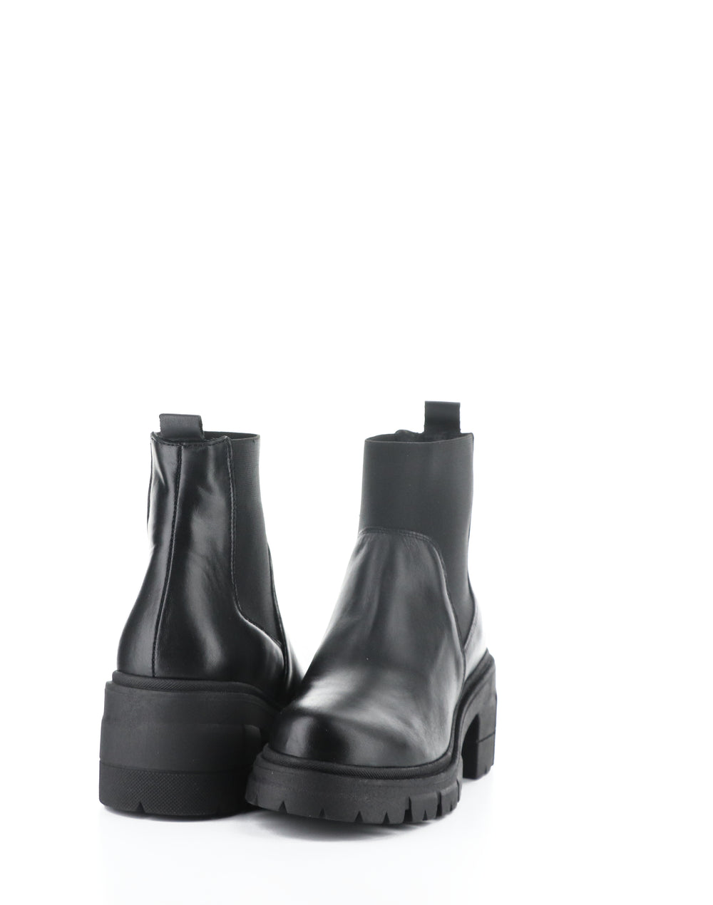 Bianc Black Elasticated Boots