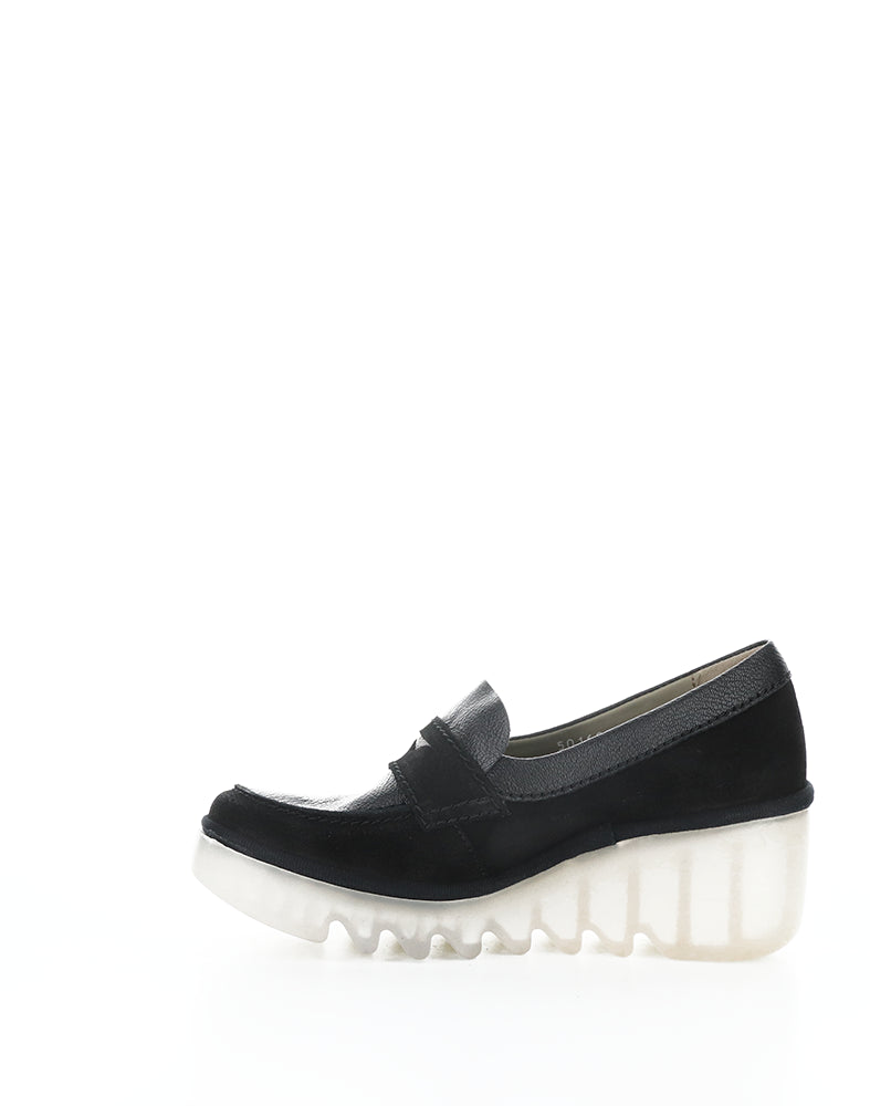 Bilz609Fly 001 Black Suede/Mousse