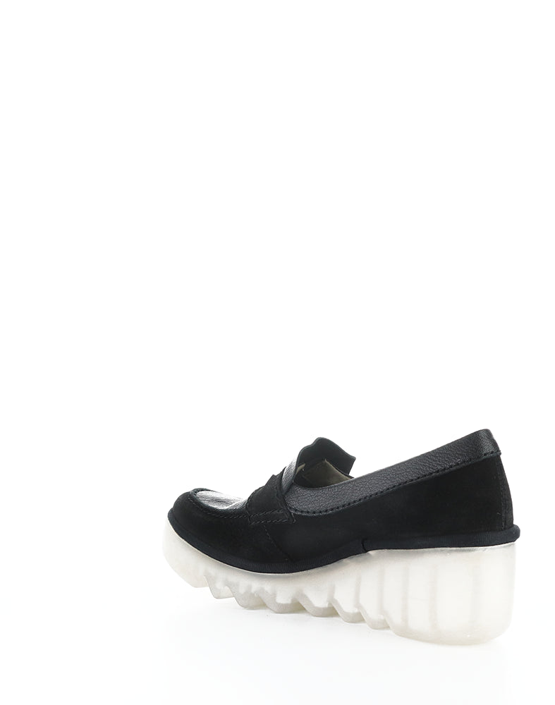 Bilz609Fly 001 Black Suede/Mousse