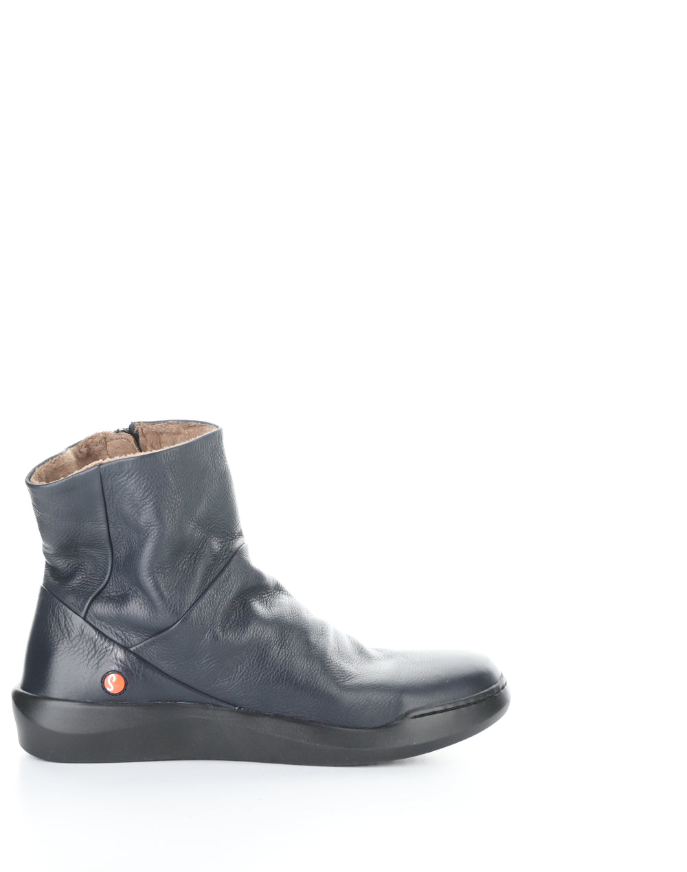 Bler550Sof 010 Navy Round Toe Boots