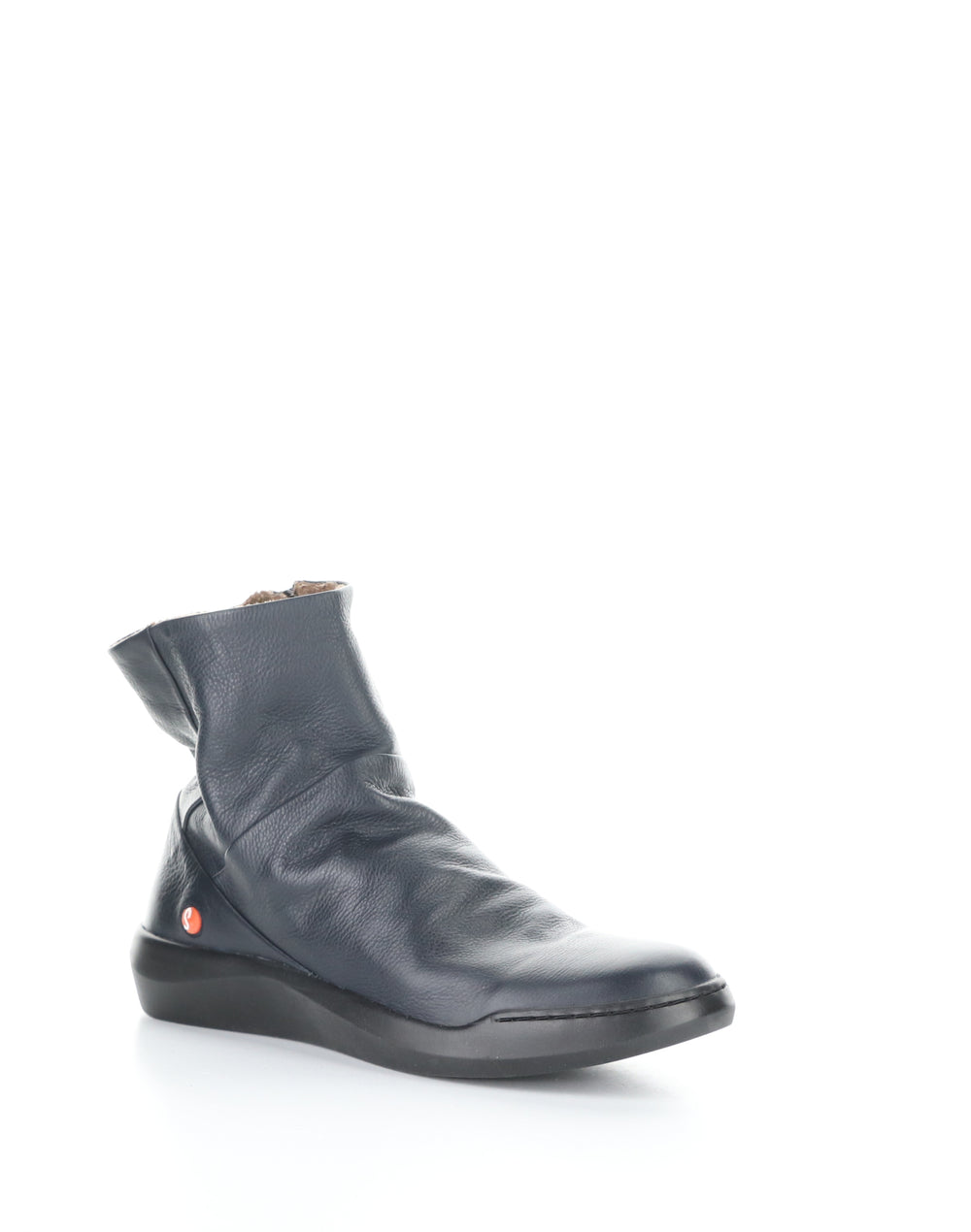 Bler550Sof 010 Navy Round Toe Boots