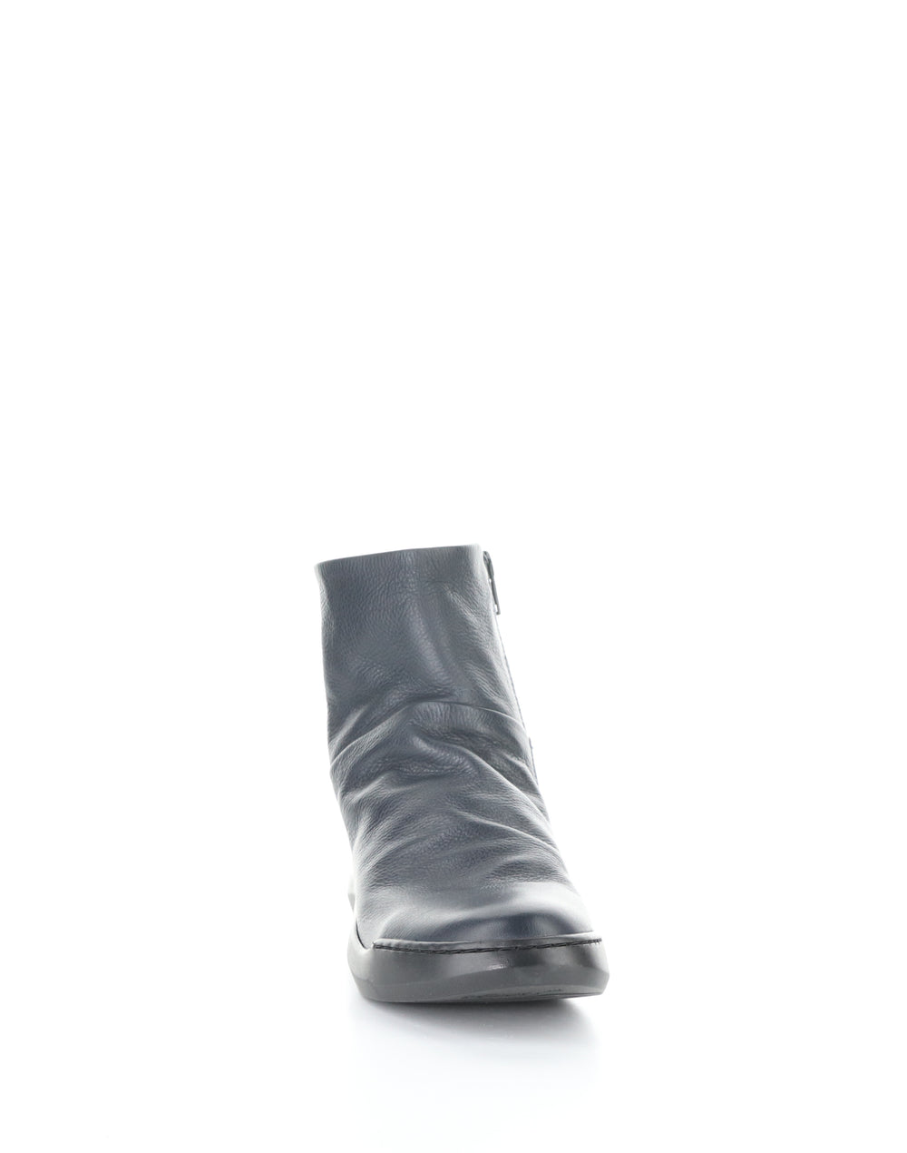 Bler550Sof 010 Navy Round Toe Boots