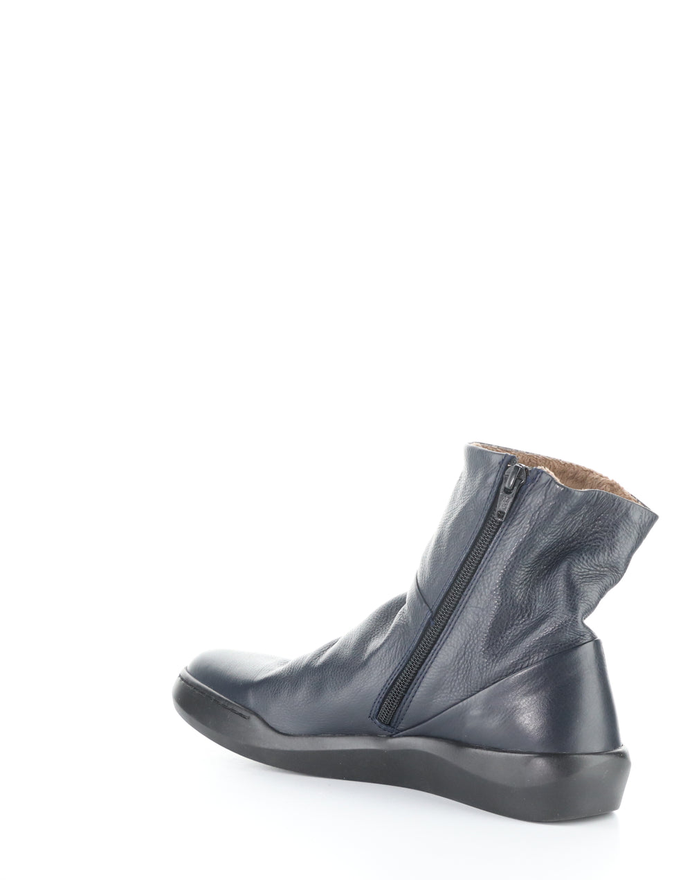 Bler550Sof 010 Navy Round Toe Boots