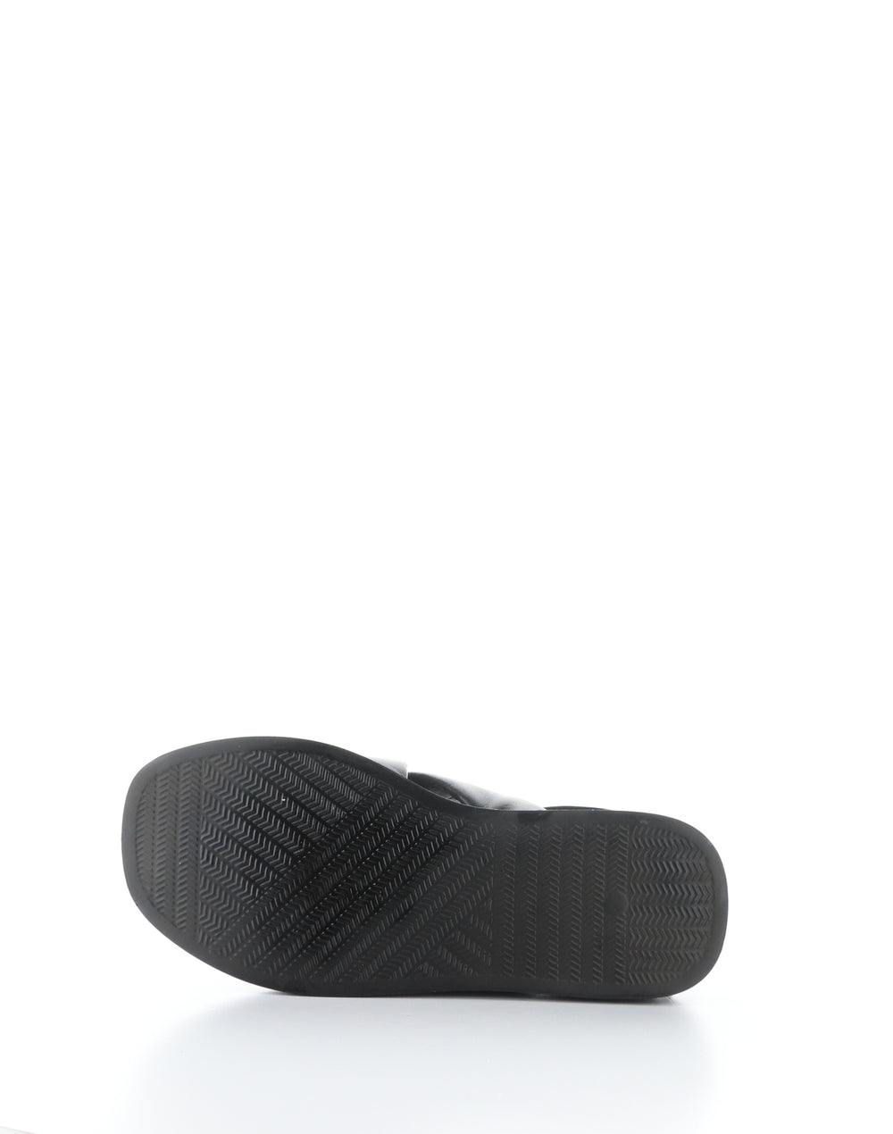 BLITZ BLACK Round Toe Sandals
