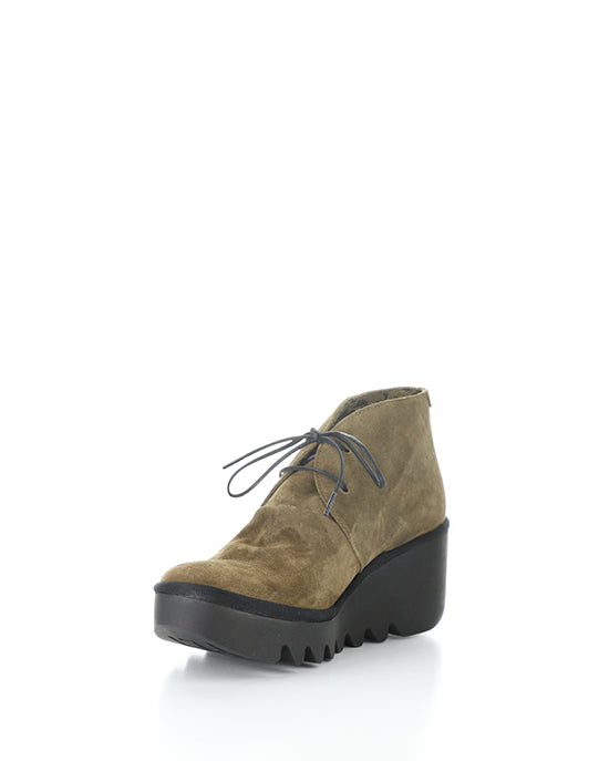 Brak593Fly 002 Elephant Round Toe Boots