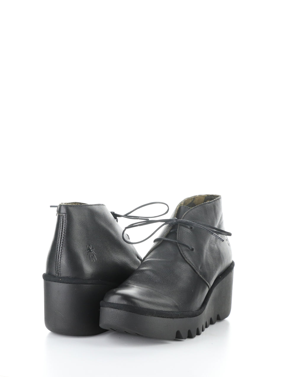 BRAK593FLY 003 BLACK Round Toe Boots