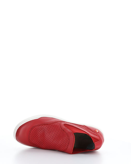 Bray721Sof 002 Cherry Red Elasticated Shoes