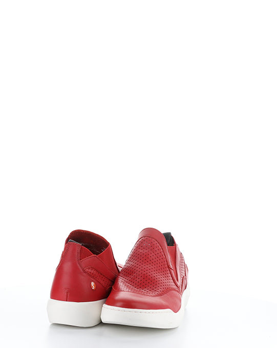Bray721Sof 002 Cherry Red Elasticated Shoes