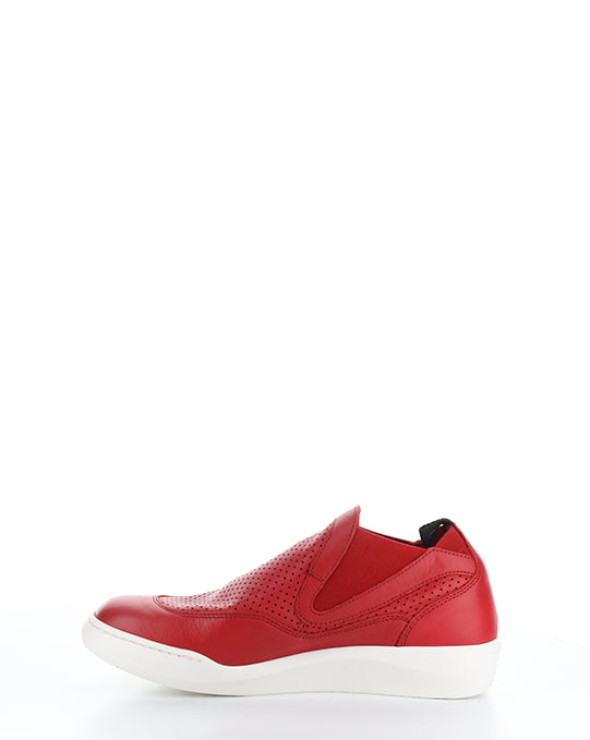 Bray721Sof 002 Cherry Red Elasticated Shoes