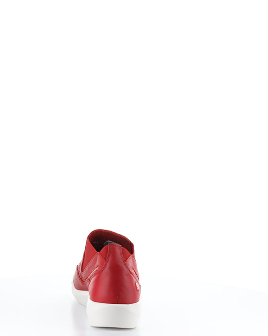 Bray721Sof 002 Cherry Red Elasticated Shoes