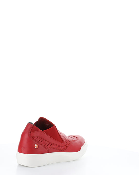 Bray721Sof 002 Cherry Red Elasticated Shoes