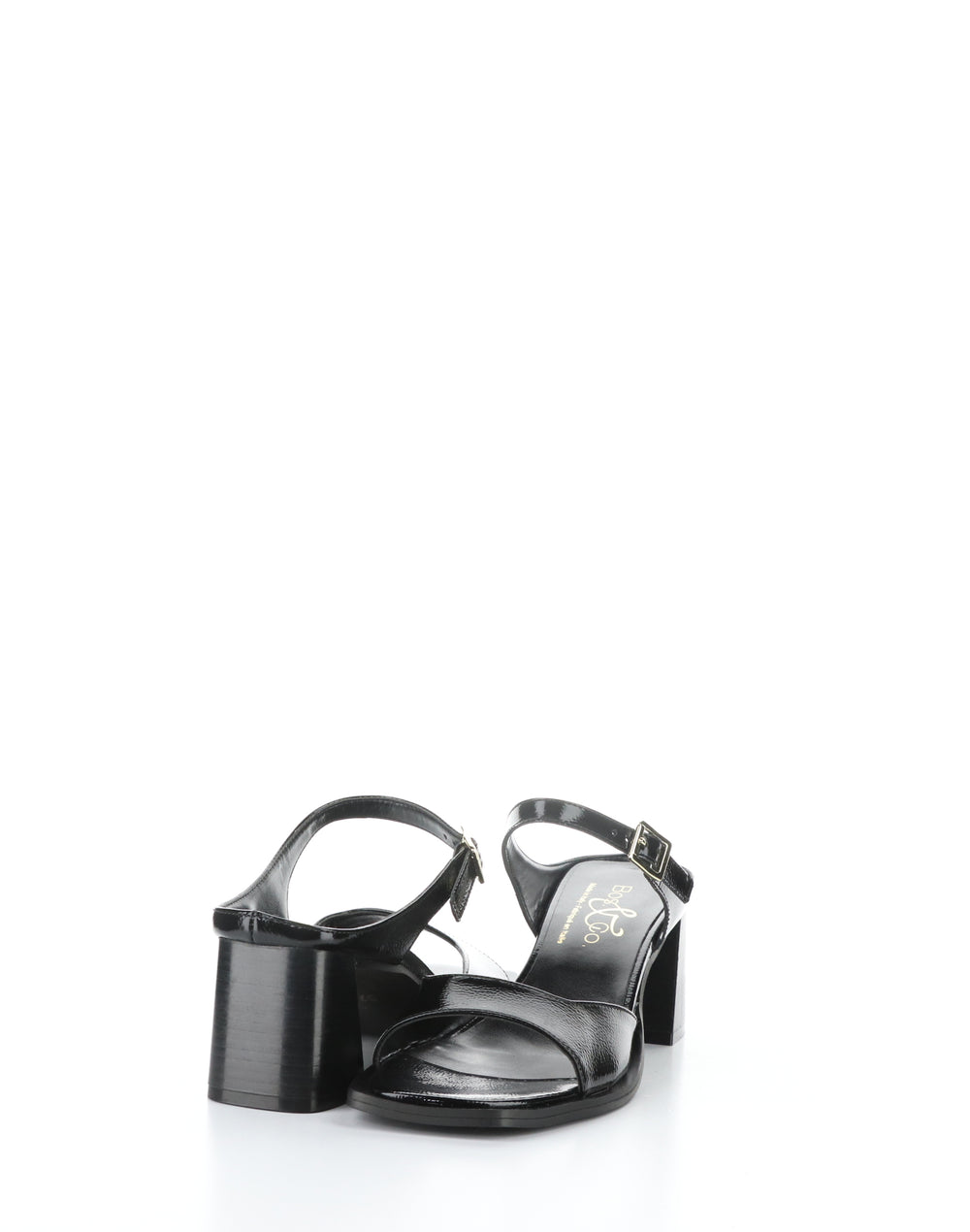 BRAYLEN BLACK Square Toe Sandals