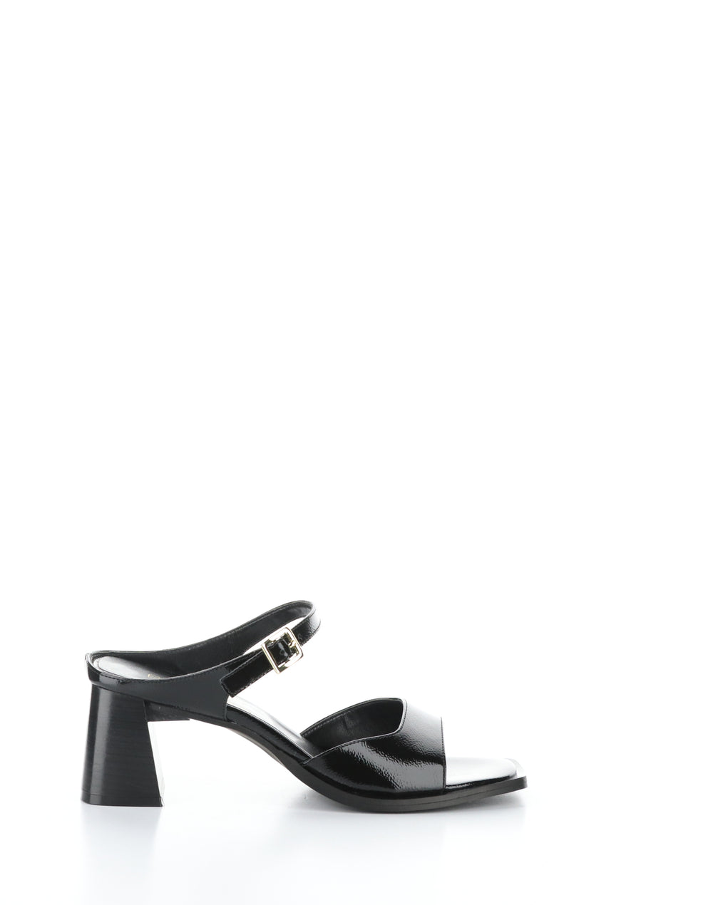 BRAYLEN BLACK Square Toe Sandals