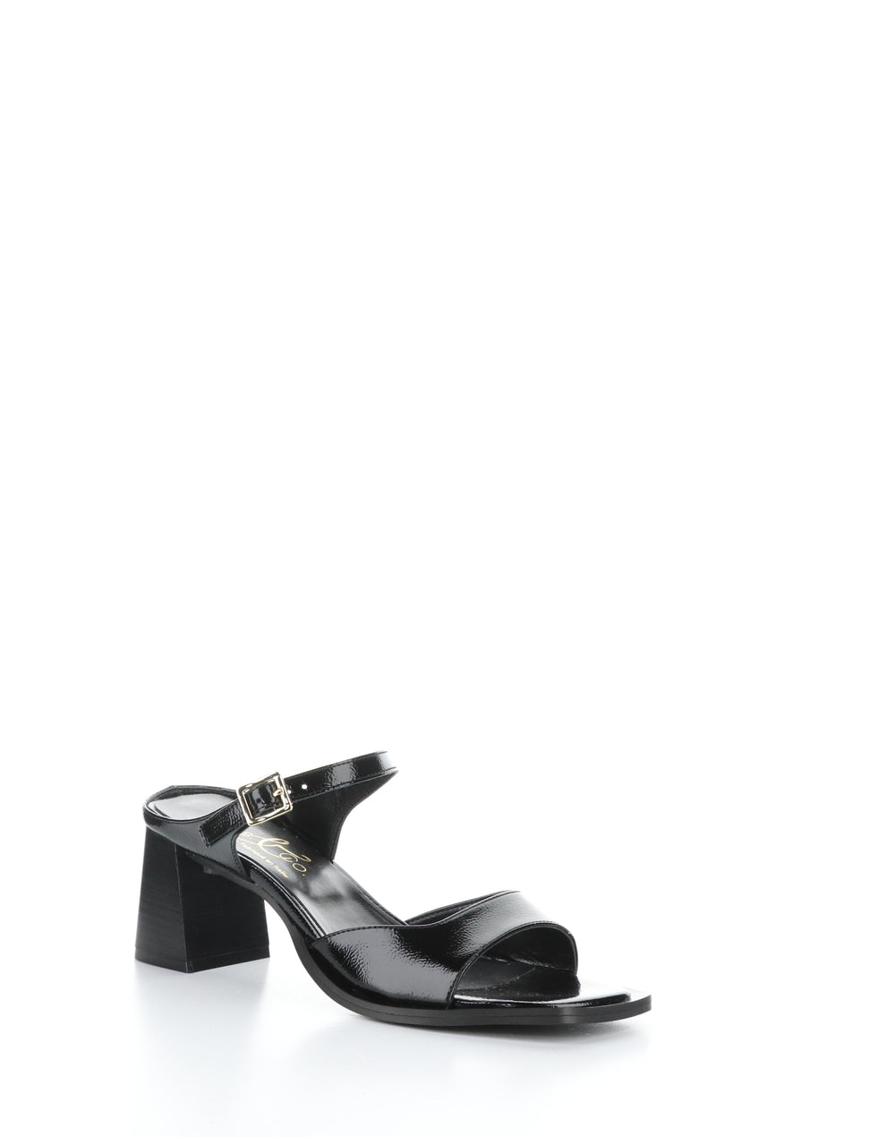 BRAYLEN BLACK Square Toe Sandals