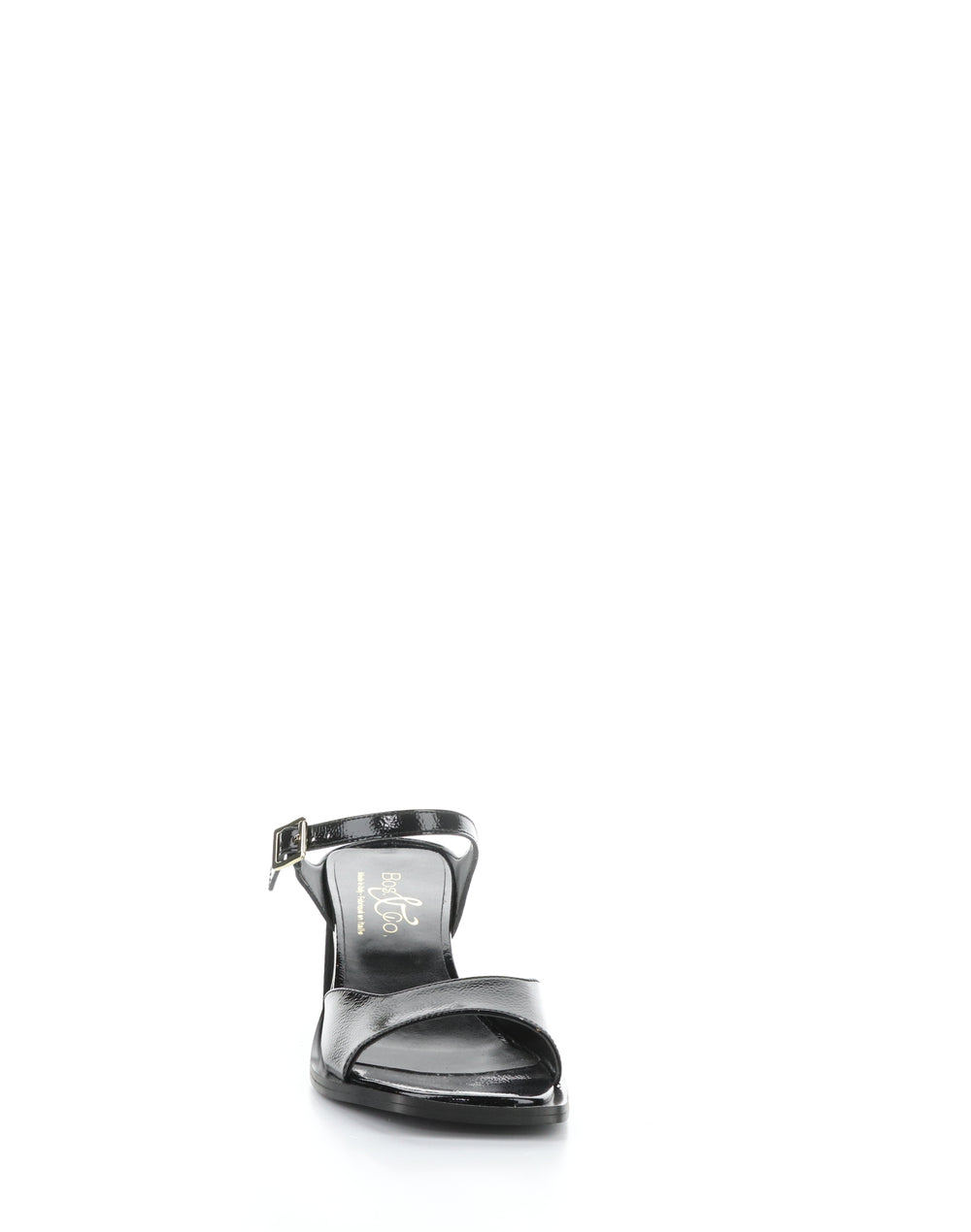 BRAYLEN BLACK Square Toe Sandals