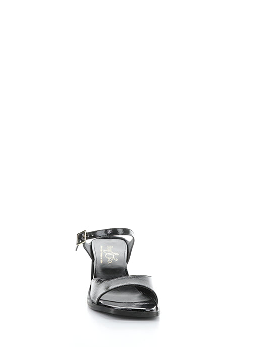 Braylen Black Square Toe Sandals