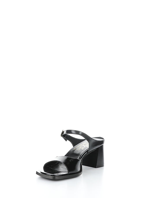 Braylen Black Square Toe Sandals