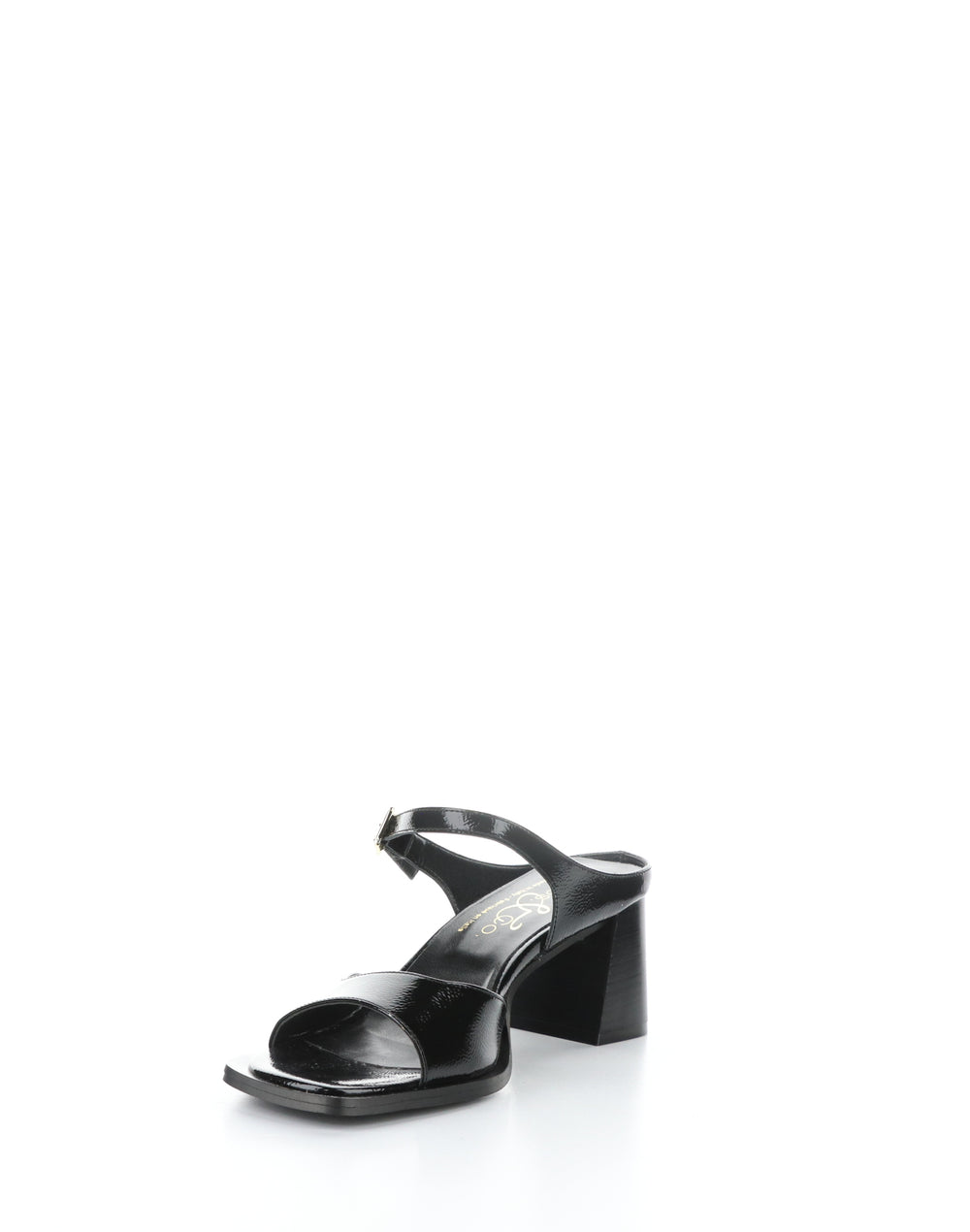 BRAYLEN BLACK Square Toe Sandals