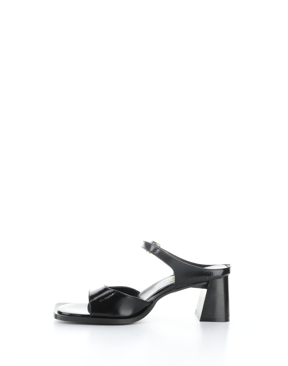 BRAYLEN BLACK Square Toe Sandals