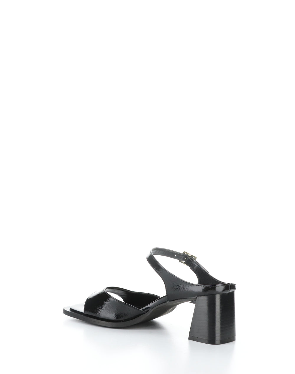 BRAYLEN BLACK Square Toe Sandals