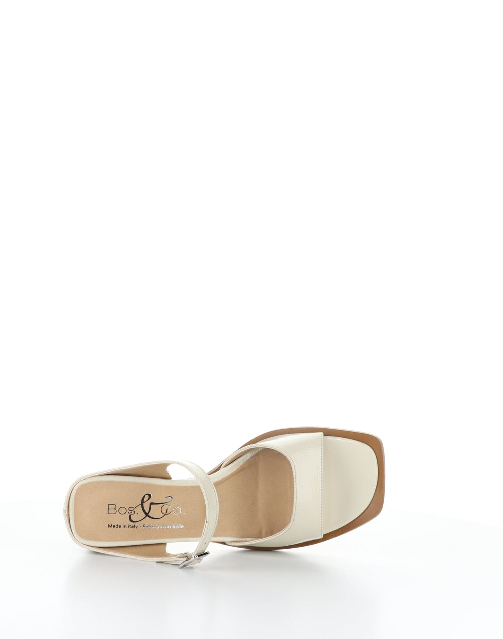 BRAYLEN CREAM Square Toe Sandals