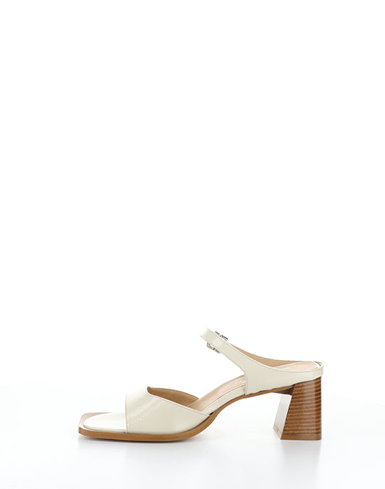 Braylen Cream Square Toe Sandals