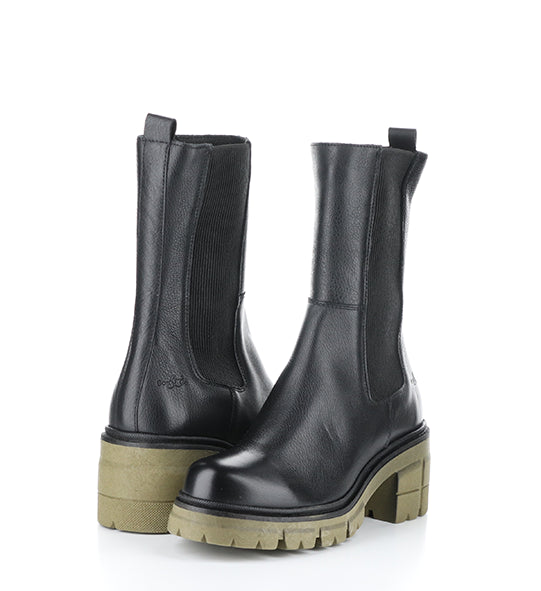 BRUNAS BLACK/KHAKI FEEL/ELASTIC