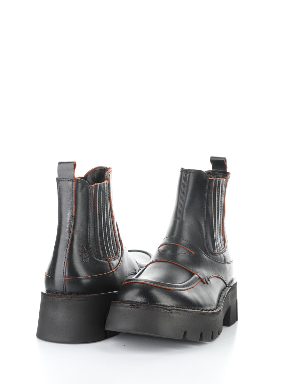 BUKI159FLY 000 BLACK Round Toe Boots
