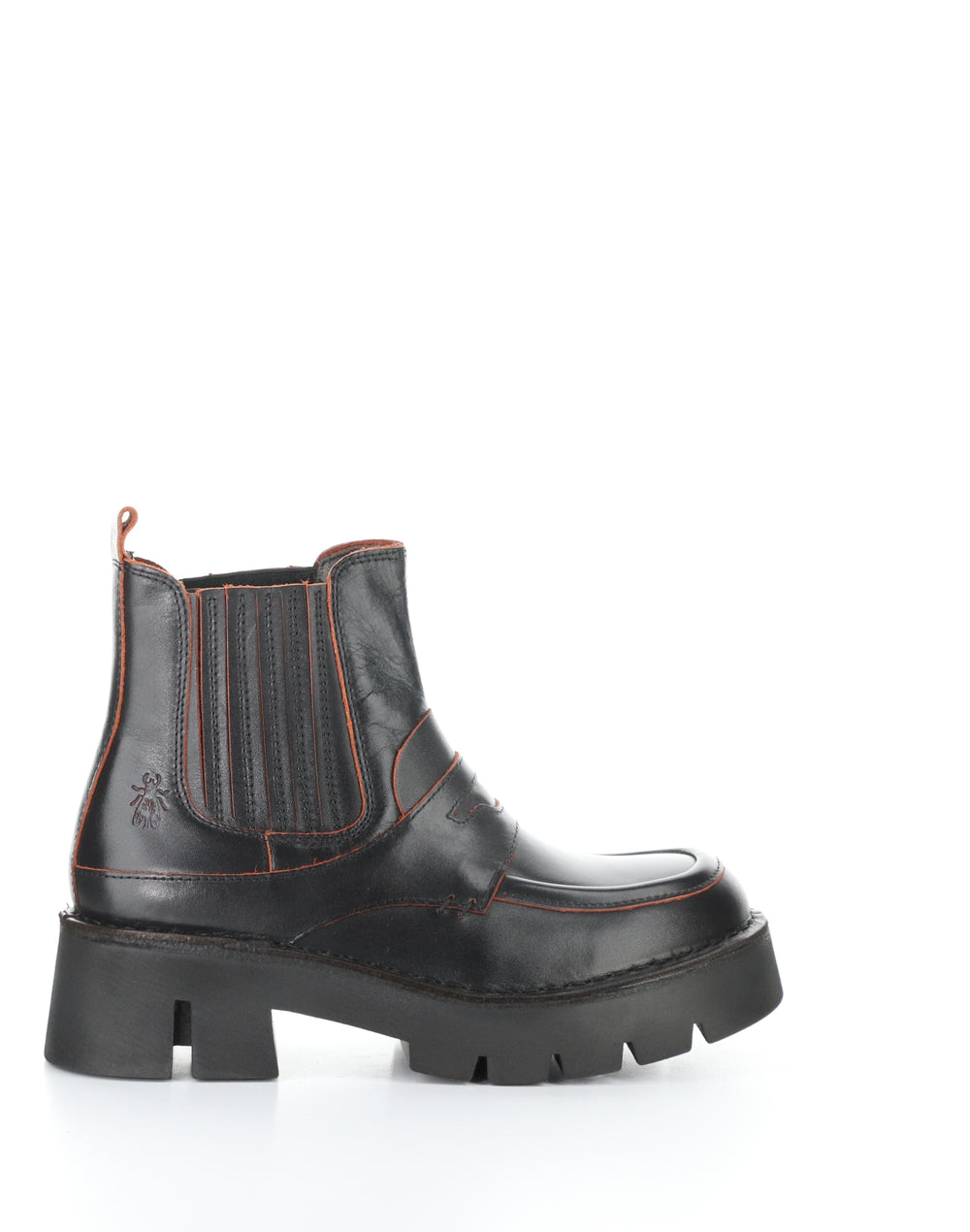 BUKI159FLY 000 BLACK Round Toe Boots