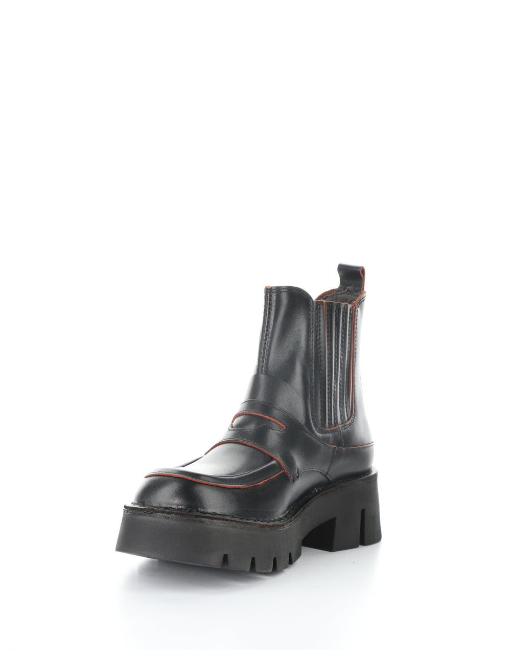 BUKI159FLY 000 BLACK Round Toe Boots