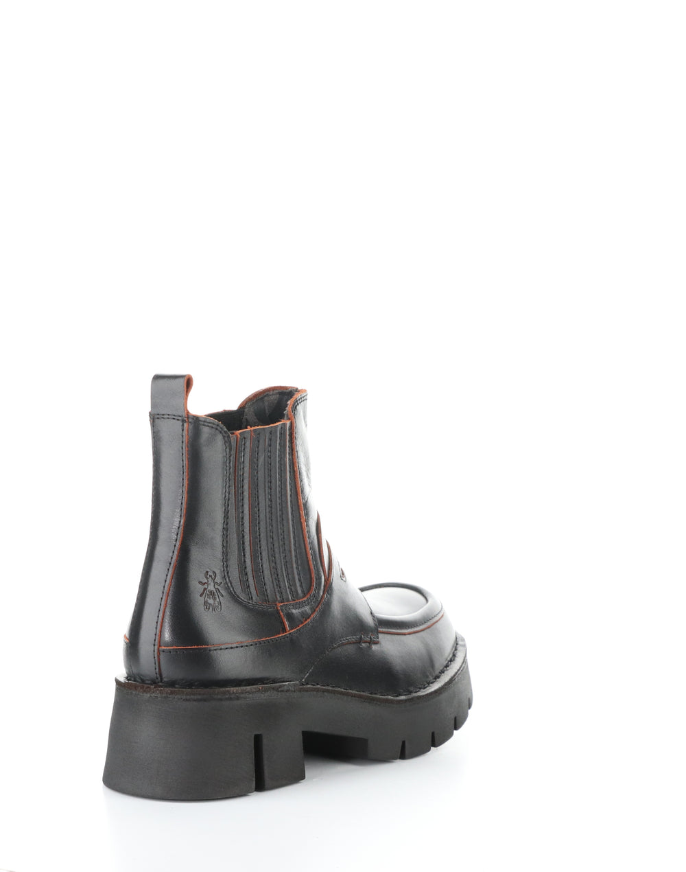BUKI159FLY 000 BLACK Round Toe Boots
