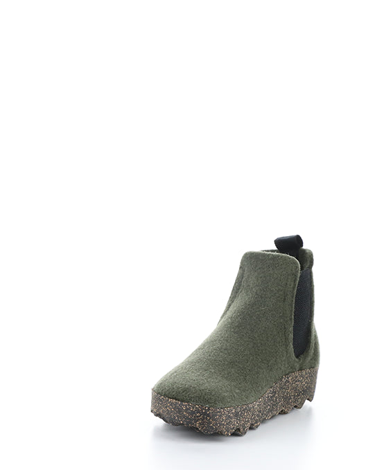 Caia090Aspm 010 Military Green Tweed/Felt