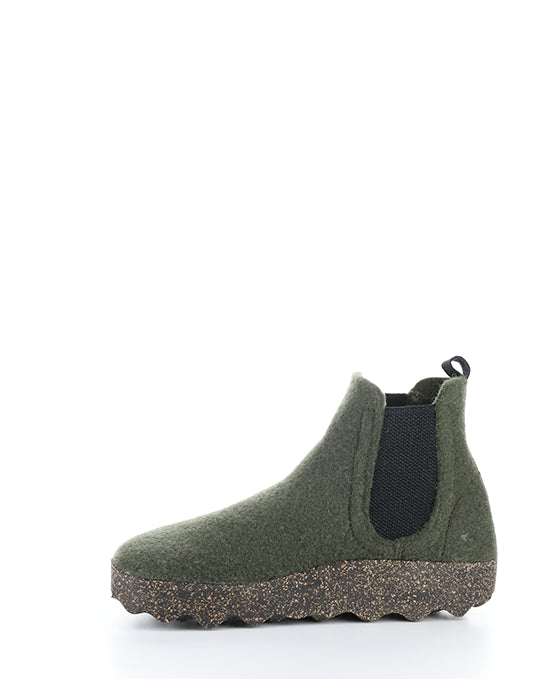 Caia090Aspm 010 Military Green Tweed/Felt