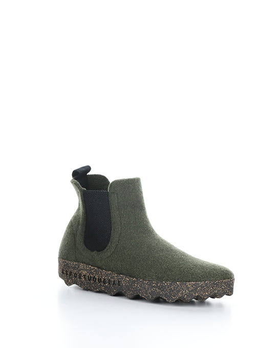 Caia090Aspm 010 Military Green Tweed/Felt