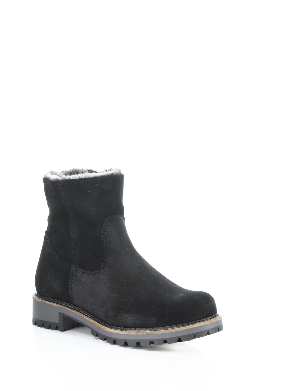 Calib Black Round Toe Boots