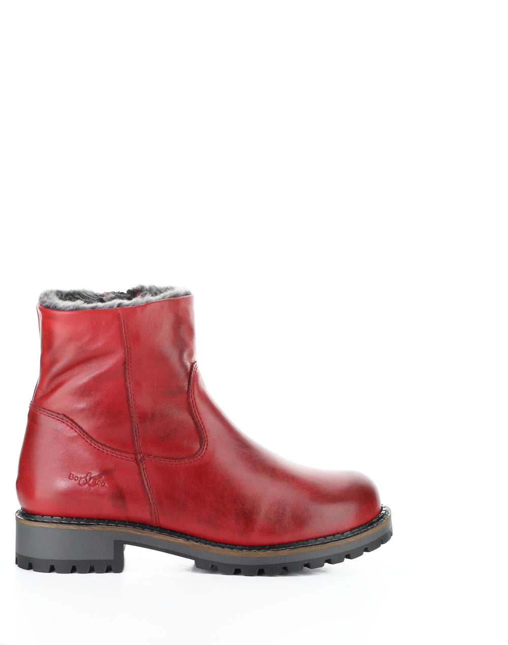 CALIB RED BRUSHFEEL/FATARA FAUXFUR