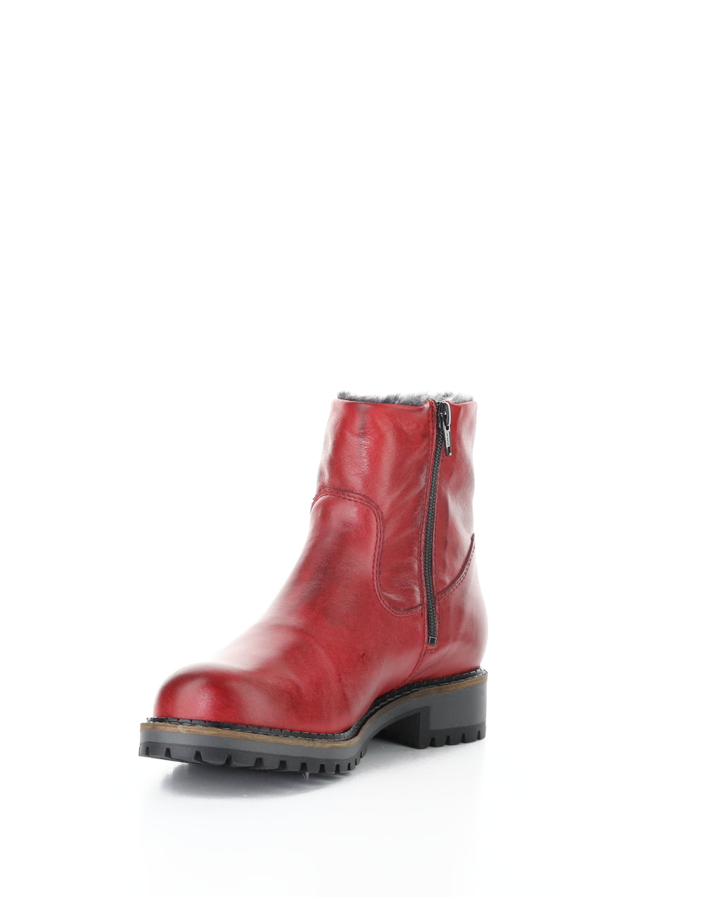 CALIB RED BRUSHFEEL/FATARA FAUXFUR
