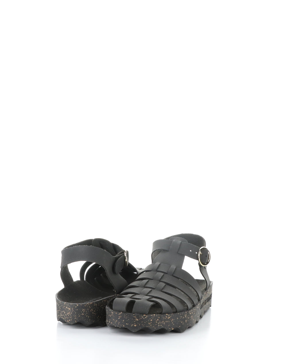 CALIX277ASP 000 BLACK Round Toe Sandals