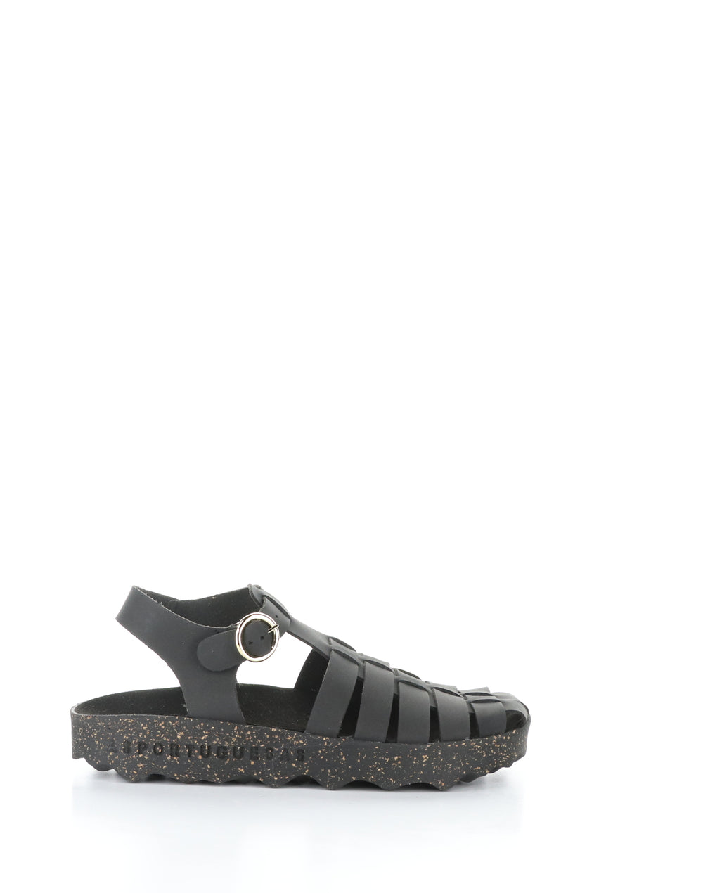 CALIX277ASP 000 BLACK Round Toe Sandals