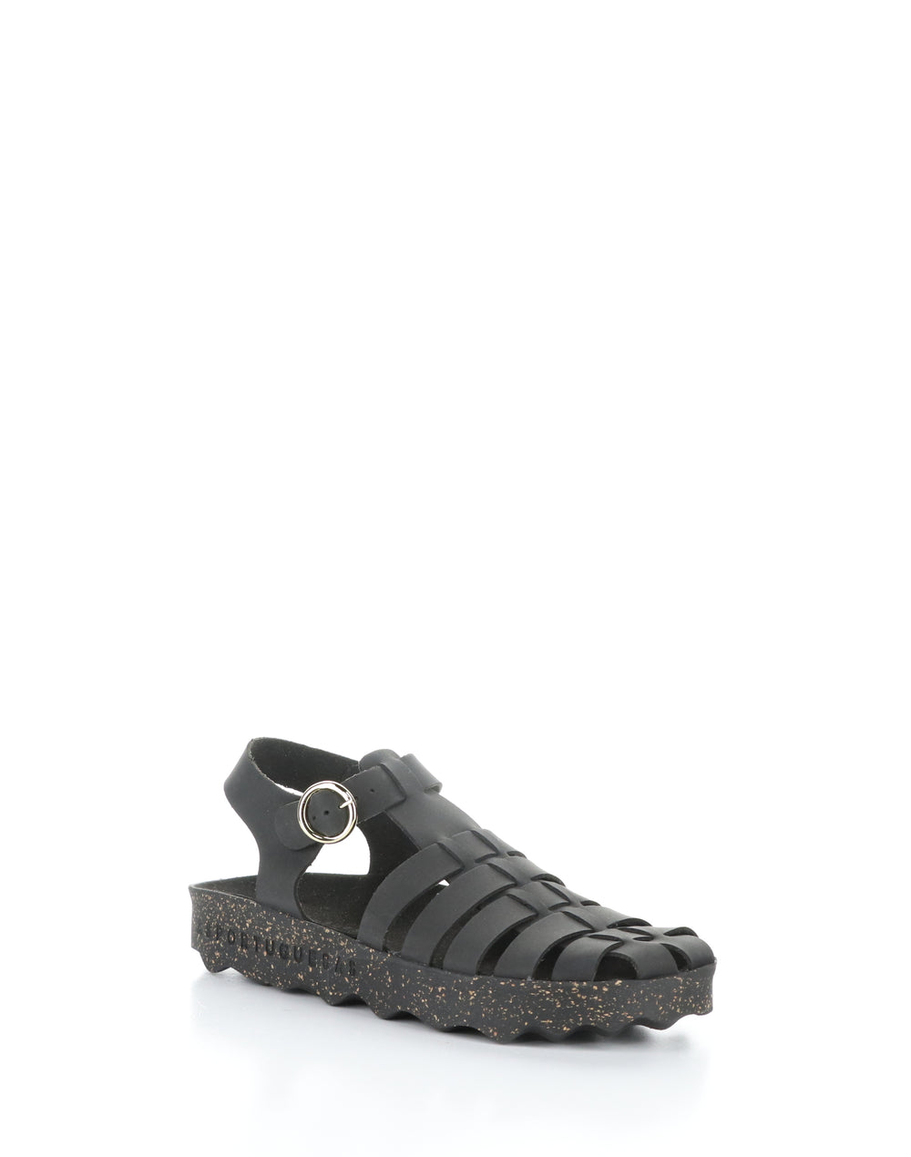 CALIX277ASP 000 BLACK Round Toe Sandals