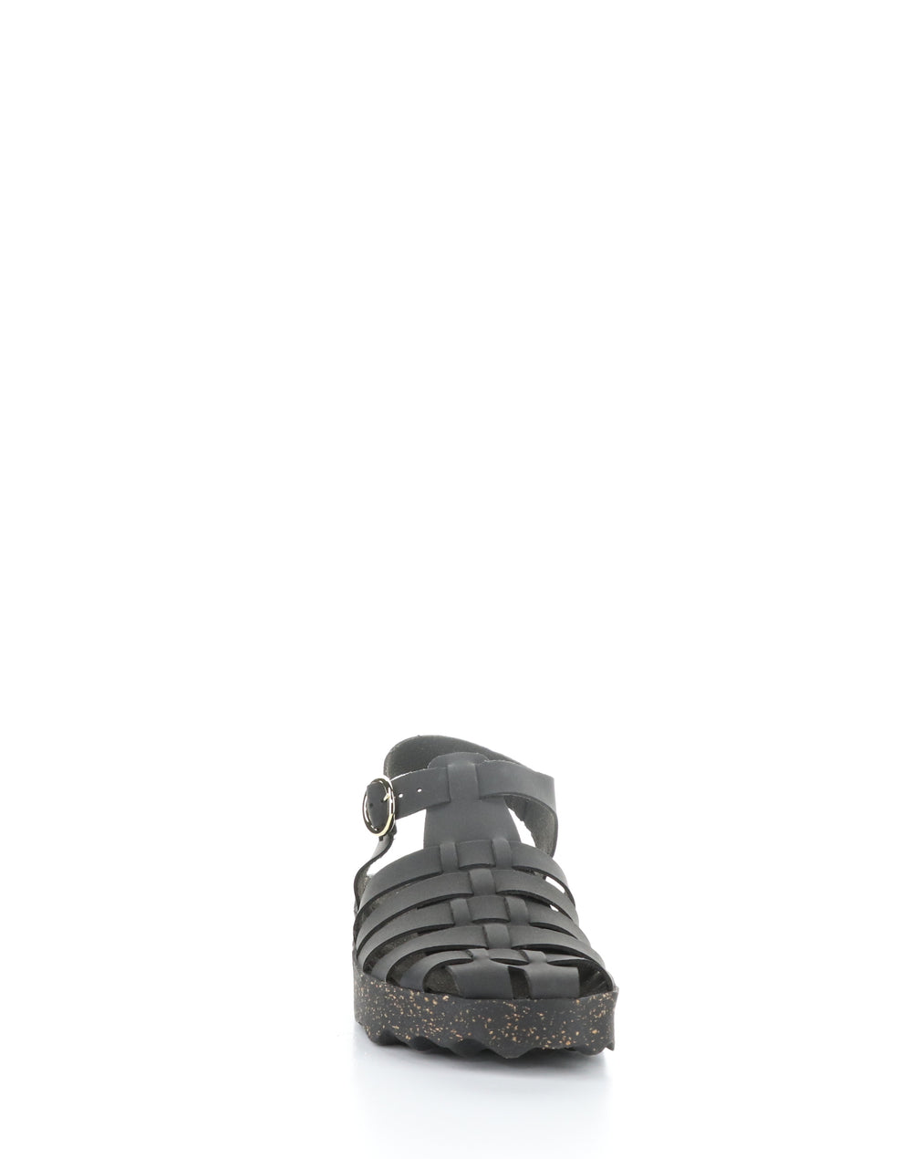 CALIX277ASP 000 BLACK Round Toe Sandals
