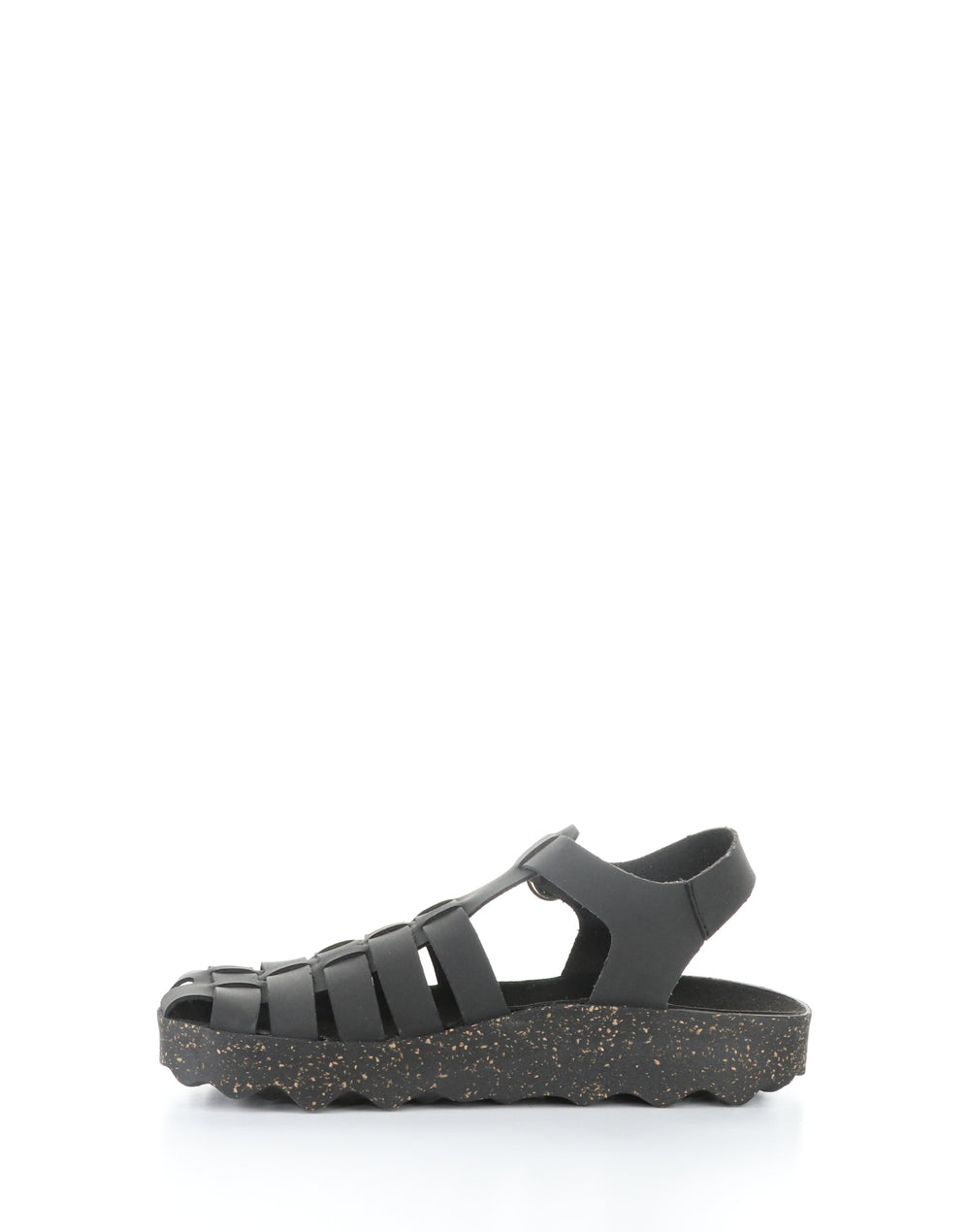 CALIX277ASP 000 BLACK Round Toe Sandals