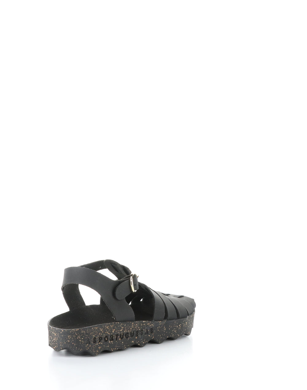 CALIX277ASP 000 BLACK Round Toe Sandals