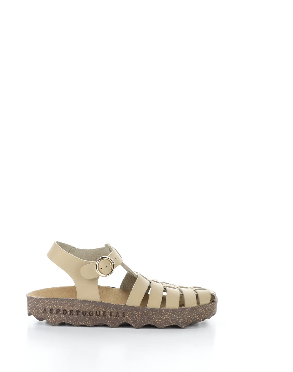 CALIX277ASP 001 BEIGE Round Toe Sandals